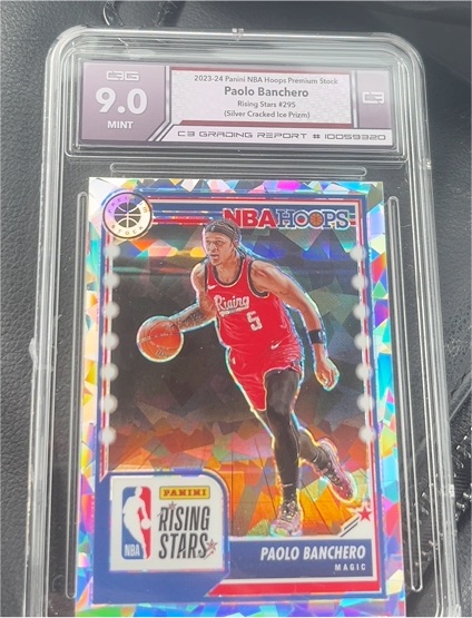 2023-24 Panini NBA Hoops Premium Stock #295 Paolo Banchero Rising Stars — front