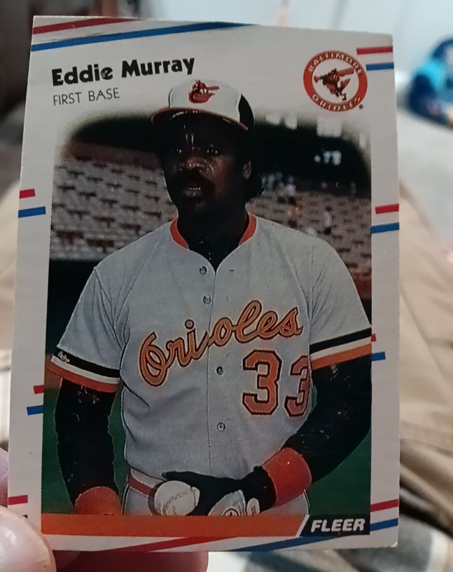 1988 Fleer #567 Eddie Murray — front