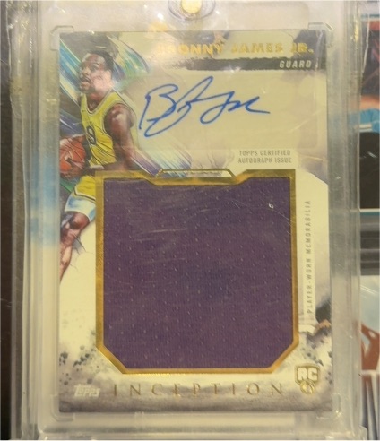 2024-25 Topps Inception #RJR-BJ Bronny James Jr — front