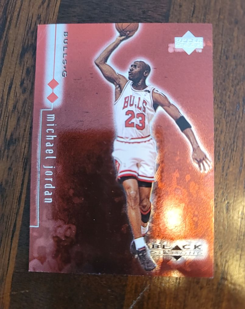 1998-99 Upper Deck Black Diamond #8 Michael Jordan — front