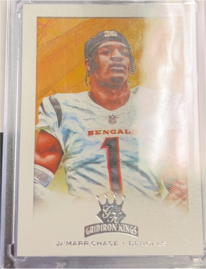 2021 Panini Chronicles Gridiron Kings #GK-24 Ja'Marr Chase — front