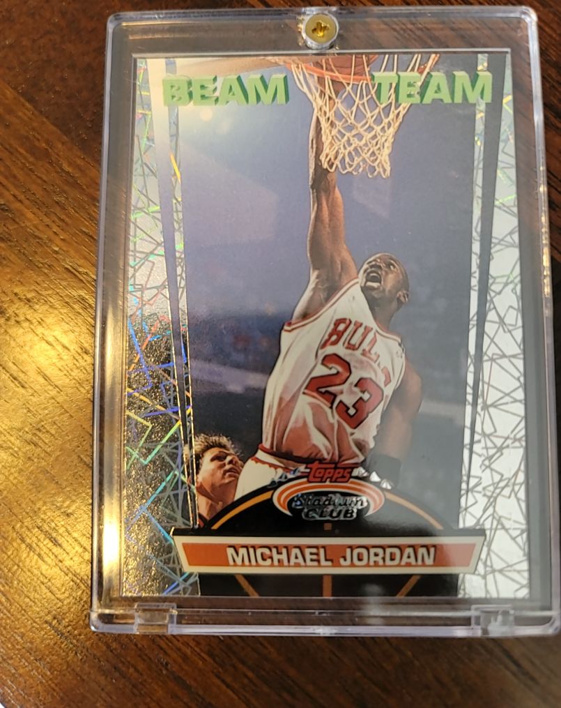 1992-93 Topps Stadium Club #1 Michael Jordan Beam Team — front