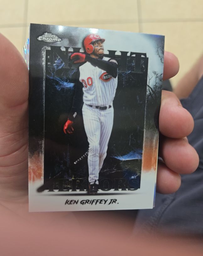 2025 Topps Chrome Update #NT-7 Ken Griffey Jr. Night Terrors — front