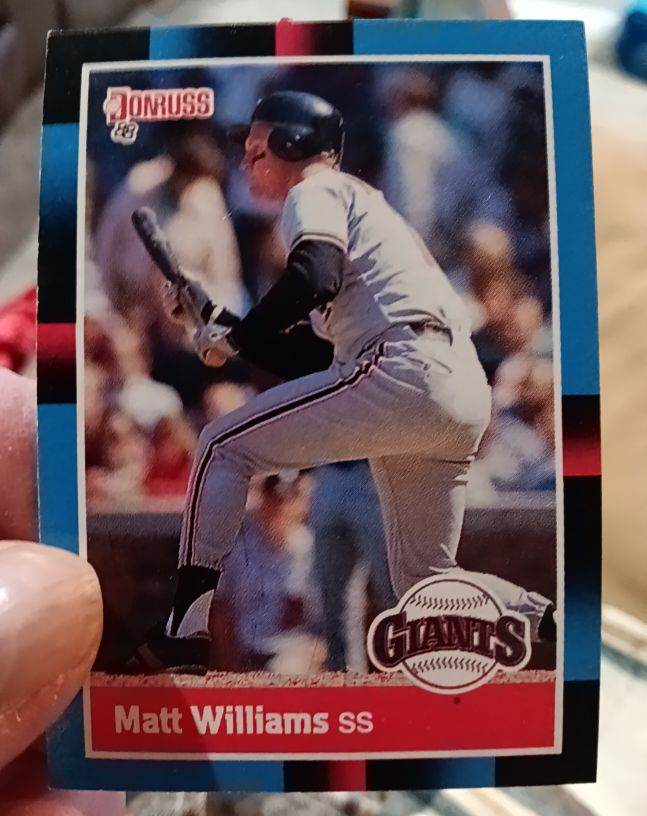 1988 Donruss #628 Matt Williams — front