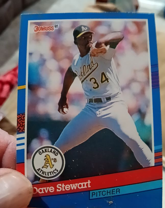 1991 Donruss #102 Dave Stewart — front