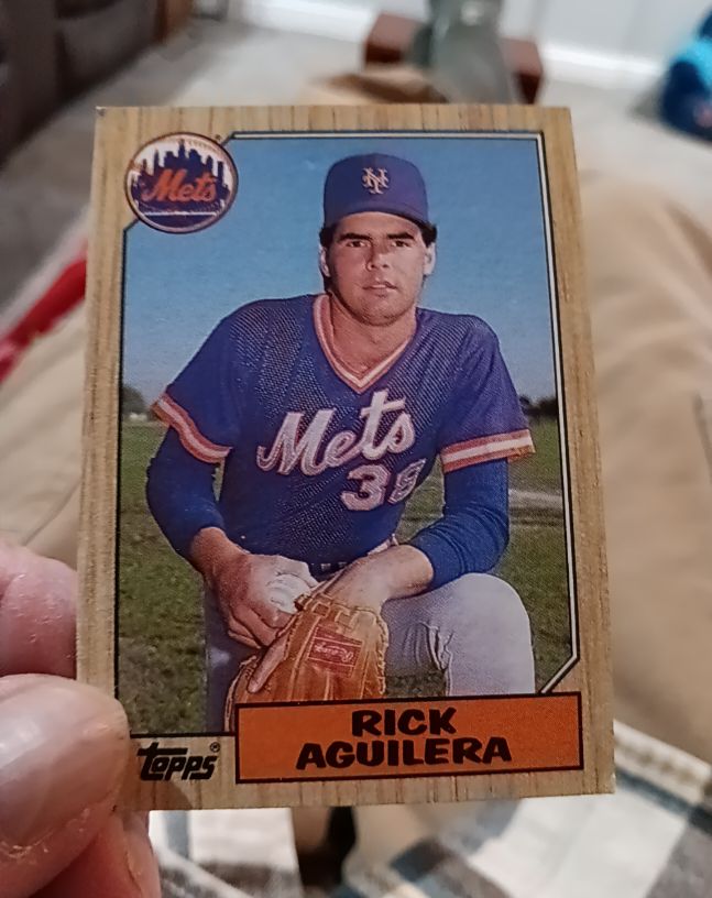 1987 Topps #103 Rick Aguilera — front