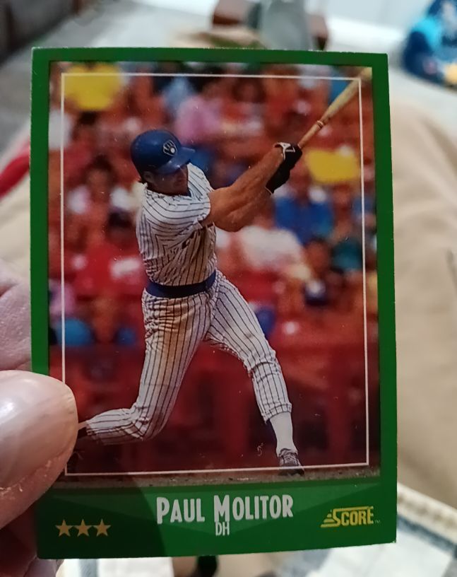 1988 Score #340 Paul Molitor Milwaukee Brewers — front