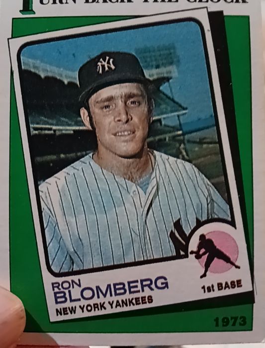 1973 Topps #663 Ron Blomberg — front