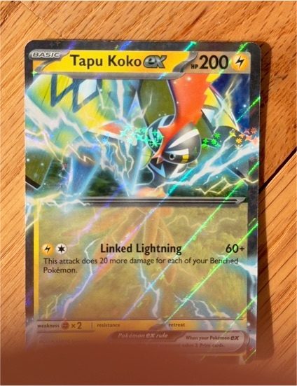 2025 Pokemon SV09: Journey Together #051 Tapu Koko ex — front