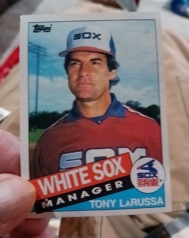 1985 Topps #466 Tony LaRussa — front