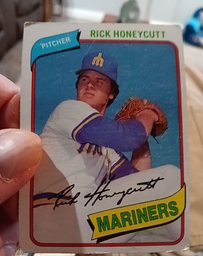 1980 Topps #307 Rick Honeycutt — front