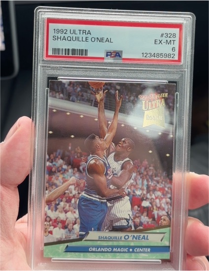 1992 Fleer Ultra #328 Shaquille O'Neal — front