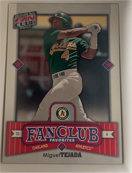 2002 Donruss Fan Club #264 Miguel Tejada — front