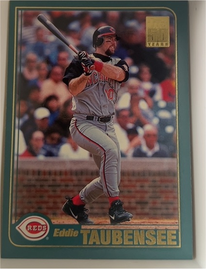 2001 Topps #29 Eddie Taubensee — front