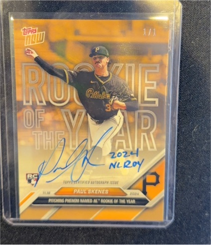 2024 Topps Now #OS-2 Paul Skenes — front