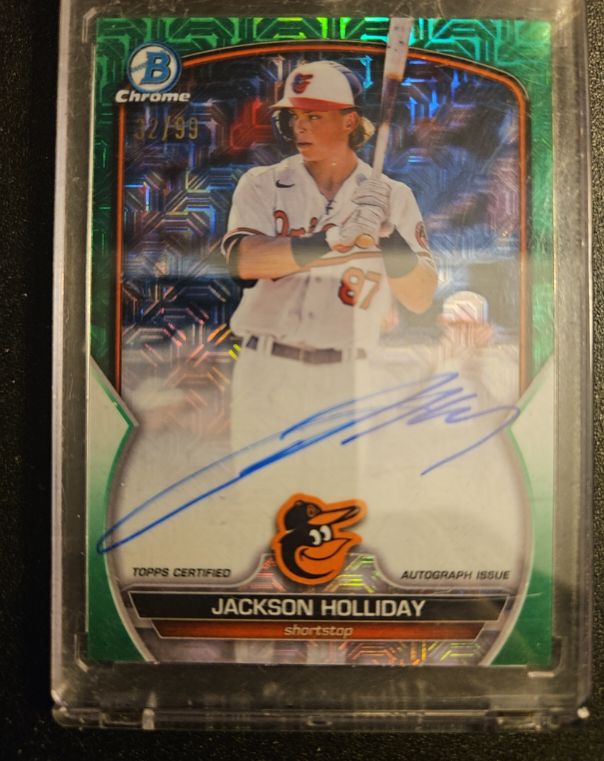 2023 Bowman Chrome #CPA-JH Jackson Holliday — front