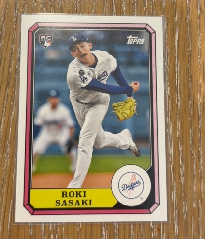 2025 Topps Archives #87BB-2 Roki Sasaki — front