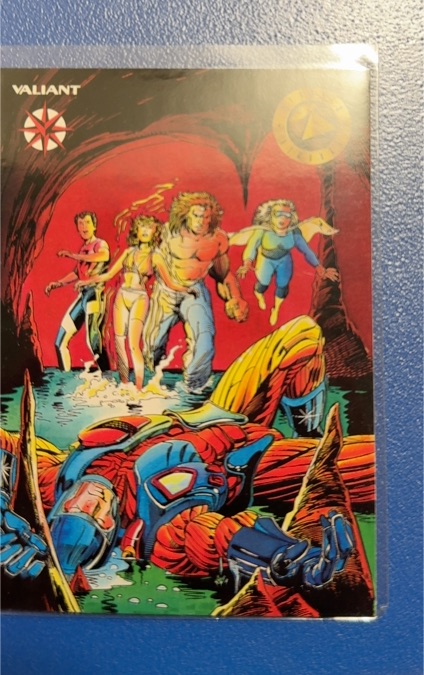 1993 Upper Deck The Valiant Era #63 X-O Manowar — front