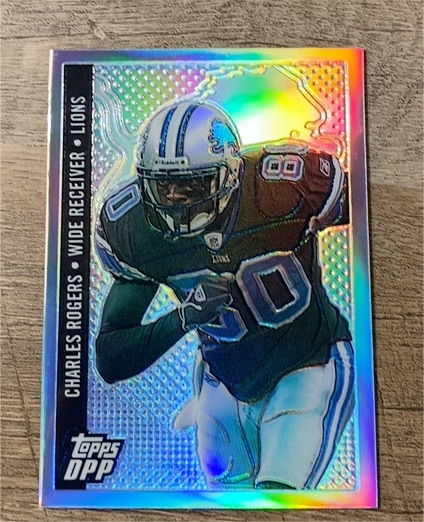 2006 Topps Draft Picks and Prospects Chrome Black Refractor #10 Charles Rogers — front