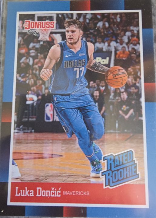2018-19 Donruss #RR3 Luka Dončić Rated Rookie Retro — front