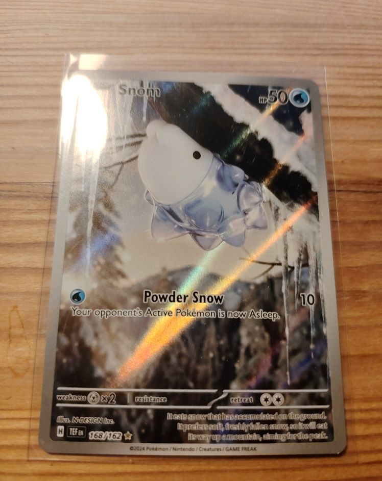 2024 Pokemon SV05: Temporal Forces #168 Snom — front