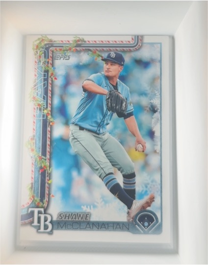 2025 Topps Holiday #H28 Shane McClanahan — front