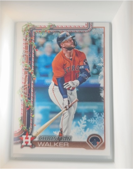 2025 Topps Holiday #H155 Christian Walker — front