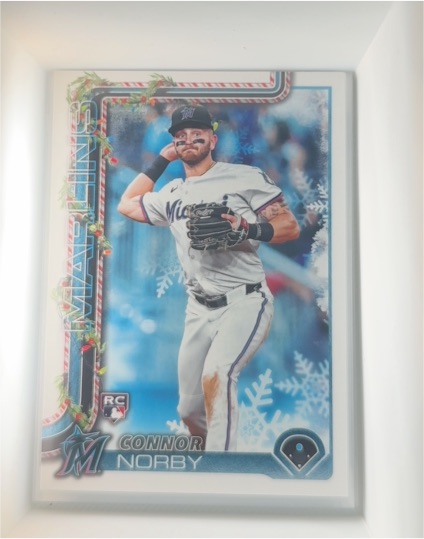 2025 Topps Holiday #H72 Connor Norby — front