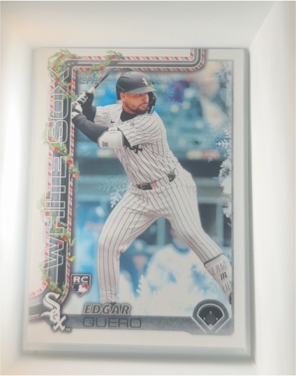 2025 Topps Holiday #H37 Edgar Quero — front