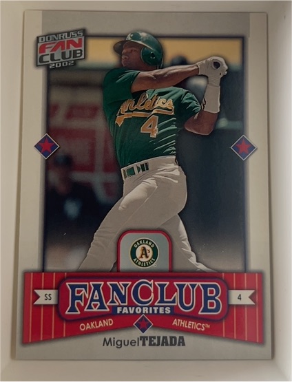 2002 Donruss Fan Club #264 Miguel Tejada — front