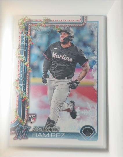 2025 Topps Holiday #H19 Agustín Ramírez — front