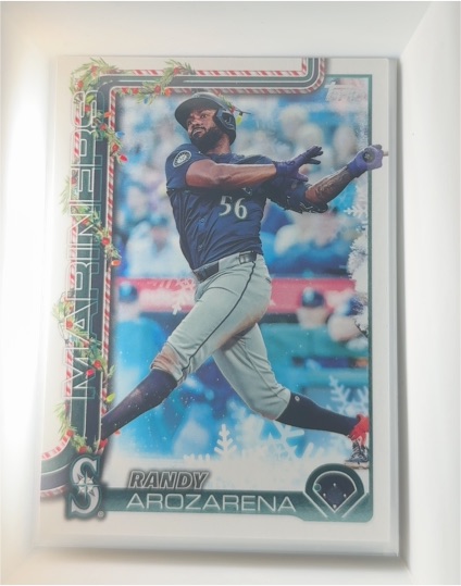 2025 Topps Holiday #H122 Randy Arozarena — front