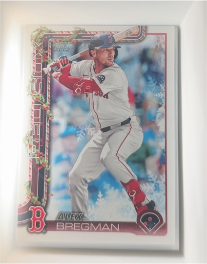 2025 Topps Holiday #H154b Alex Bregman — front
