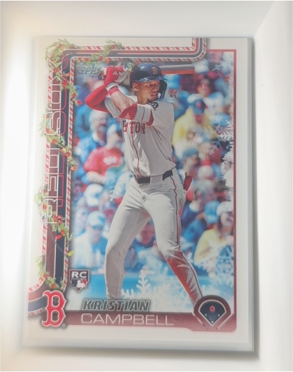 2025 Topps Holiday #H103 Kristian Campbell — front