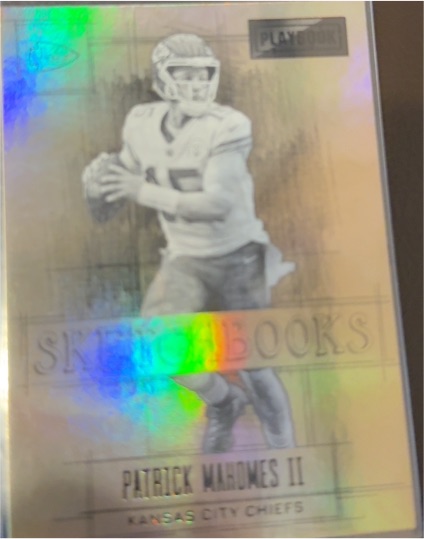 2022 Panini Playbook Sketchbooks #unknown Patrick Mahomes II — front