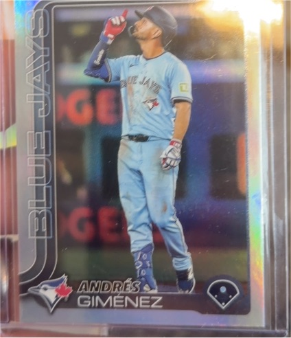2025 Topps Update Series #US75 Andrés Gimenez — front