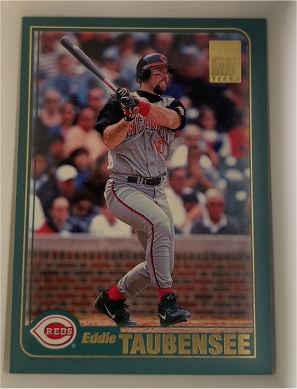 2001 Topps #29 Eddie Taubensee — front