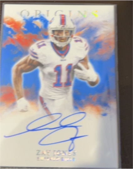 2017 Panini Origins #RA-ZJ Zay Jones Rookie Autograph — front