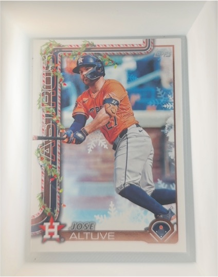 2025 Topps Holiday #H163 Jose Altuve — front