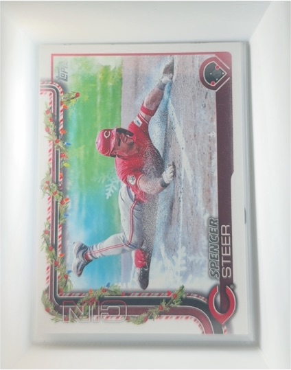 2025 Topps Holiday #H192 Spencer Steer — front
