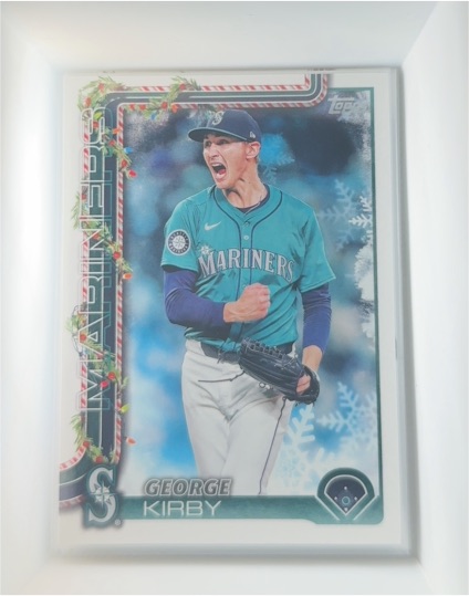 2025 Topps Holiday #H5 George Kirby — front