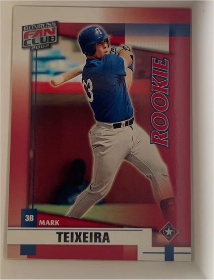 2002 Donruss Fan Club #211 Mark Teixeira Rookie — front