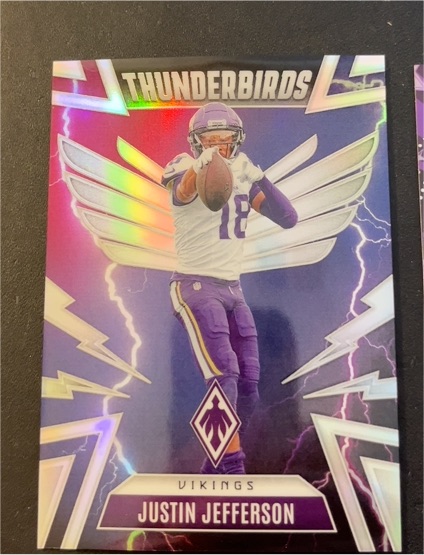 2025 Panini Phoenix #34 Justin Jefferson Thunderbirds — front