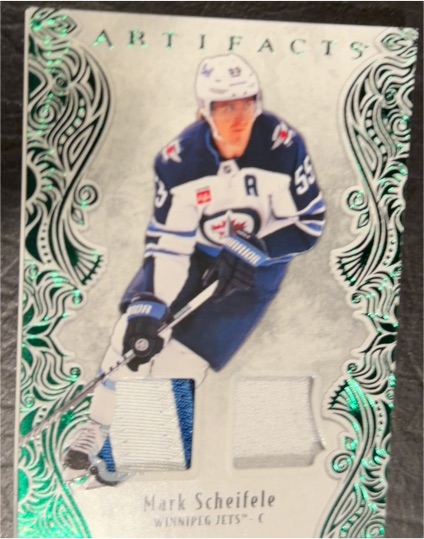 2025-26 Upper Deck Artifacts #100 Mark Scheifele Material Gold — front
