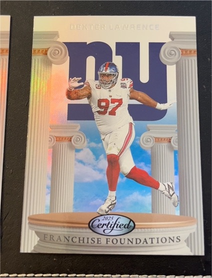 2025 Panini Certified Franchise Foundations #FFO-DLE Dexter Lawrence — front