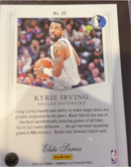 2023-24 Panini Elite Series #20 Kyrie Irving — front