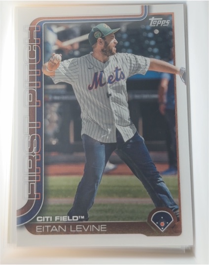 2025 Topps Update First Pitch #FPU-4 Eitan Levine — front