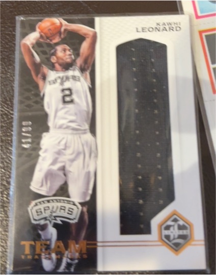 2016-17 Panini Limited Team Trademarks #44 Kawhi Leonard — front