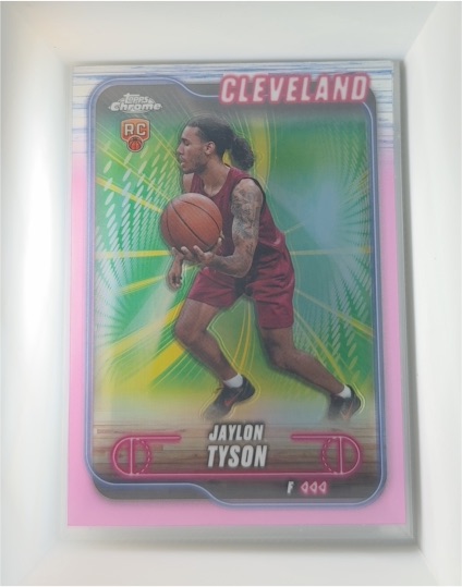 2024-25 Topps Chrome #168 Jaylon Tyson — front