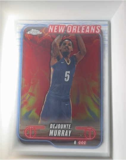 2024-25 Topps Chrome #73 Dejounte Murray — front